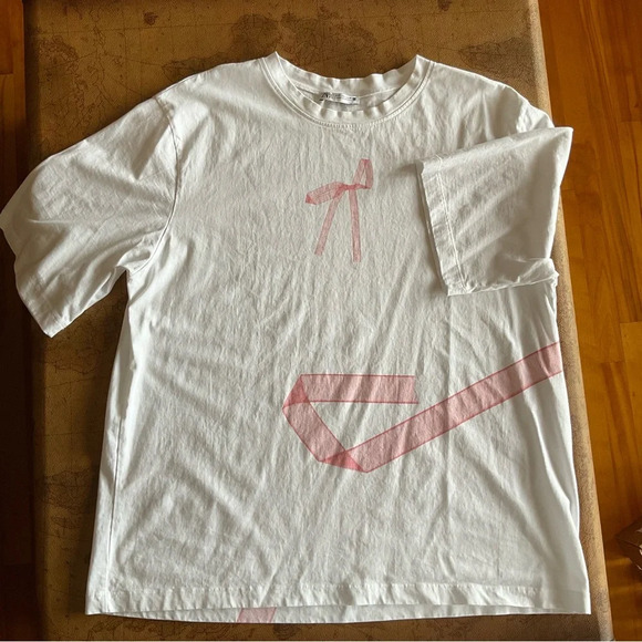 ZARA, Bows t-shirt, size Large - Picture 4 of 9